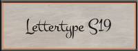 LETTERTYPE S19 - Klik aan voor een vergroting
